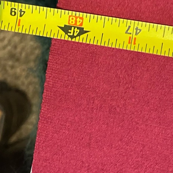 Ashley Stewart Maxi Dress Maroon Sz 18/20 NWT - Picture 9 of 10